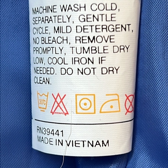 Vintage Pacific Trail Full Zip Hooded Jacket Hood Blue Drawstring Mesh Lined 2X - Picture 14 of 15